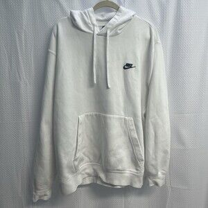 Nike Men’s White Hoodie Sweatshirt Outdoor Activewear 2X